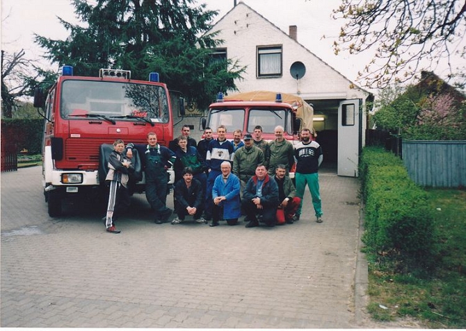 Einweihung unseres TLF im Jahr 2001